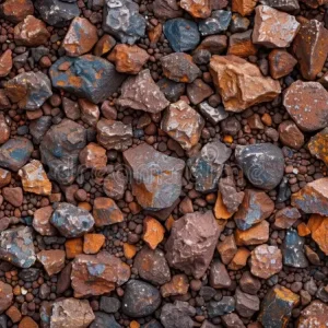 image-showcases-detailed-texture-iron-ore-rocks-pellets-ideal-use-design-projects-related-to-natural-322507444
